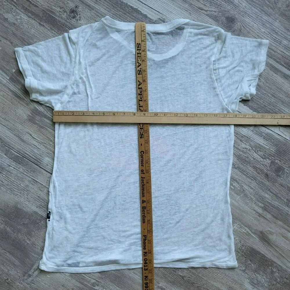 Jurassic World T-Rex Dinosaur White Light Short Sleeve  Neck Basic T Shirt M - Picture 6 of 7